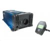 Měnič napětí Solarvertech FS1000 12V/230V 1000W + USB, dálkové ovládání, čistá sinusovka