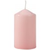 BISPOL Sviečka válec jasne ružová 10 cm Q 5,8 cm 210 g