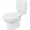 LAVITA Kompaktné rohové WC BARTOLINI bez manželá so sedadlom z duroplastu biela
