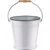 Dema 15147D Smaltované vedro na vodu 10 l biele