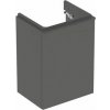 Geberit Smyle Square Skrinka pod malé umývadlo 44x36x37 cm ,ľavá,závesná,1 dv,lávová matná GEB 500.351.JK.1