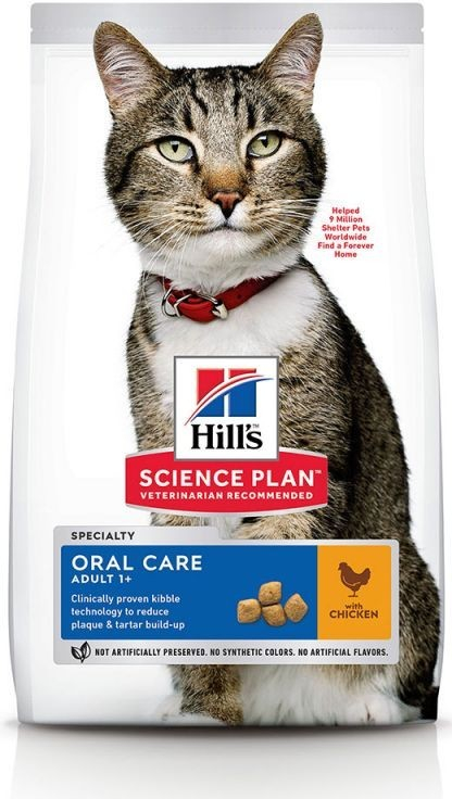 HILL\'S Science Plan Feline Adult Oral Care Chicken 1,5 kg