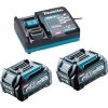 Makita 2 x BL4025 + DC40RA 191J81-6