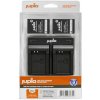 Jupio Set 2x LP-E12 - 875 mAh + Dual Charger pro Canon