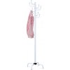 Dizajnový kovový vešiak Autronic 80609-A WT – biely lesklý, 182 cm