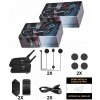 Motocyklový interkom Ejeas V6 Pro Bluetooth pre 2 prilby, dosah 1200 m