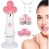 VERK GROUP Elektrická masážna kefka na čistenie tváre 3v1