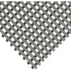 Viacúčelová rebrovaná vinylová sivá podlahovina DeckStep, 100 cm x 10m