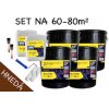 SET na 60-80m2 (90kg) - 4xTekutá guma ALFEMA TG500 hnedá 20 kg, 2x Penetrácia ALF PR40 5kg, náradie