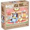 Oboustranné ECO puzzle Lisciani 24 dílků Bluey a Bingo (s omalovánkou)