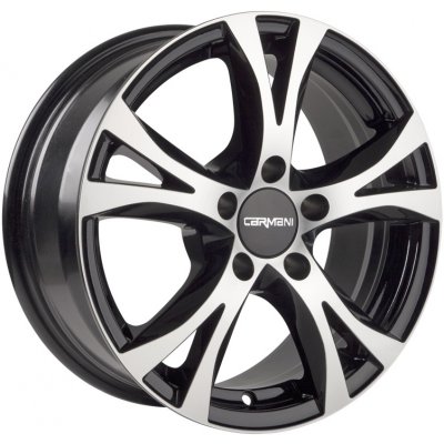 CARMANI 09 6.5x15 5x100 ET38 black polished