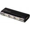 USB Hub ATEN USB 2.0 HUB 4-portový bez napájania magnetický - čierny (UH-284)