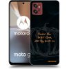 Picasee silikónový čierny obal pre Motorola Moto G32 - Pumpkin
