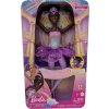Mattel Barbie Svietiaca magická baletka s fialovou sukňou