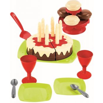 Ecoiffier narodeninová torta s príslušenstvom