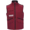 PAYPER MIG 2.0 001011-0051 / Celozapínacia zateplená vesta - bordeaux/black XXXL