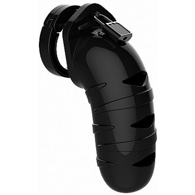 Shots ManCage Chastity Cock Cage 5.5 Inch Model 05 Black