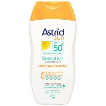 Astrid Sun Sensitive mlieko na opaľovanie pre citlivú pokožku SPF50+ 150 ml