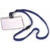 Visačka s modrým remienkom DURABLE 90x60mm 10ks