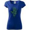 Tlačený spoj ruka - Dámske tričko Pure - 3XL ( Kráľovská modrá )