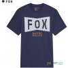 Fox Typeface ss Premium tee, modrá, L