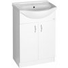 AQUALINE SIMPLEX ECO 60 umývadlová skrinka vrátane umývadla 58,5x83,5x30,7cm