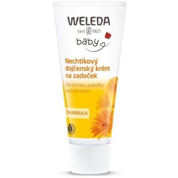 Weleda Měsíčkový kojenecký krém 75 ml + kojenecká kúpeľ 200 ml + kojenecký olej 200 ml + Bavlněná plena s potiskem darčeková sada