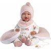 Llorens 74104 NEW BORN realistická bábätko so zvukmi a mäkkým látkovým telom 42