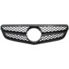 KITT EU Front Grille suitable for Mercedes C-Class W204 S204 Limousine Station Wagon (2007-2014) Sport Piano Black