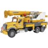 Bruder MACK Granite autožeriav LIEBHERR 1:16
