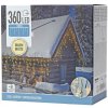 Kinekus Svetlo vianočné cencúle 360 LED teplé biele, 12 m, s funkciami, vonkajšie/vnútorné