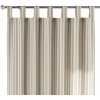 Dekoria Záves na pútkach, béžovo-biele prúžky, Quadro, 136-07