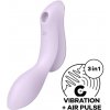 Satisfyer Curvy Trinity 2 Stimulator & Vibrator Purple - Multifunkčný Vibrátor