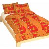 Hybler textil Bavlnené obliečky do postieľky - Žirafa červená 1x 90/130, 1x 60/45