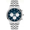 Daniel Wellington Iconic 42 Chronograph Arch 5-Link Arctic Panda Silver DW00100874