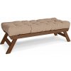 Marior HOME ALLEGRO Bench (lavice z buku) 140x50x43 cm beige walnut (lněný olej)