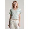 TRIČKO GANT REG SUNFADED SS V-NECK T-SHIRT FADED MINT