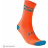 Karpos LOGO ponožky, scarlet ibis/larkspur S