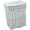 Vingo Biely prútený kôš na bielizeň hranatý Rozmery (cm): 33x23, v. 41