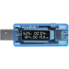 ...USB tester KWS-V20, V-A meter a merač kapacity 4-20V / 0-3A DC