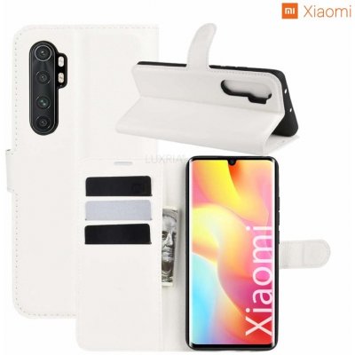 Púzdro Luxria Wallet Book Xiaomi - Otváracie s priehradkami biele Xiaomi: Mi 10, Mi 10 Pro