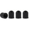 AMIO plastové krytky ventilov čierne 4 ks