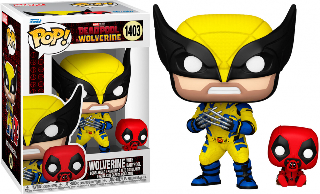 Funko Pop! 1403 Deadpool & Wolverine Wolverine with Babypool