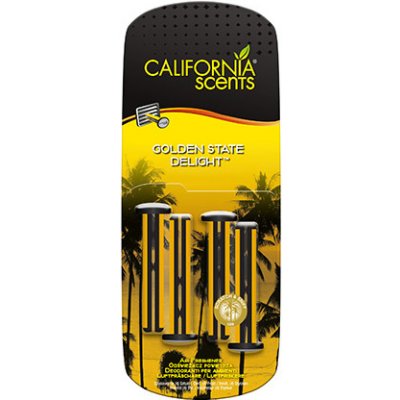 California Scents Vent Stick Golden State Delight vôňa do auta 4 ks