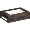 Kompaktná doska pod umývadlo s umývadlom Intedoor TRENTA Compact imitácia bridlice x 60 cm až 160 cm x 50 cm S výrezom