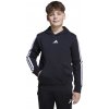 Detská mikina adidas, ESSENTIALS 3- STRIPES čierna,biela 128