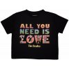 The Beatles Tričko Yellow Submarine AYNIL Stacked Ladies Black XL