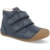 Barefoot detské zimné topánky Bundgaard – Petit Winter Navy tmavomodré