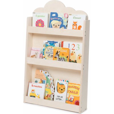 Mobli Dotty, Natural Haus, detský regál na knihy, Montessori, multiplex, 60 × 95 × 13 cm (DOTTYN-N)