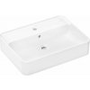 Hansgrohe Xuniva Q Umývadlo na dosku, 60x45 cm, s prepadom, otvor na batériu, biela 60172450-HG